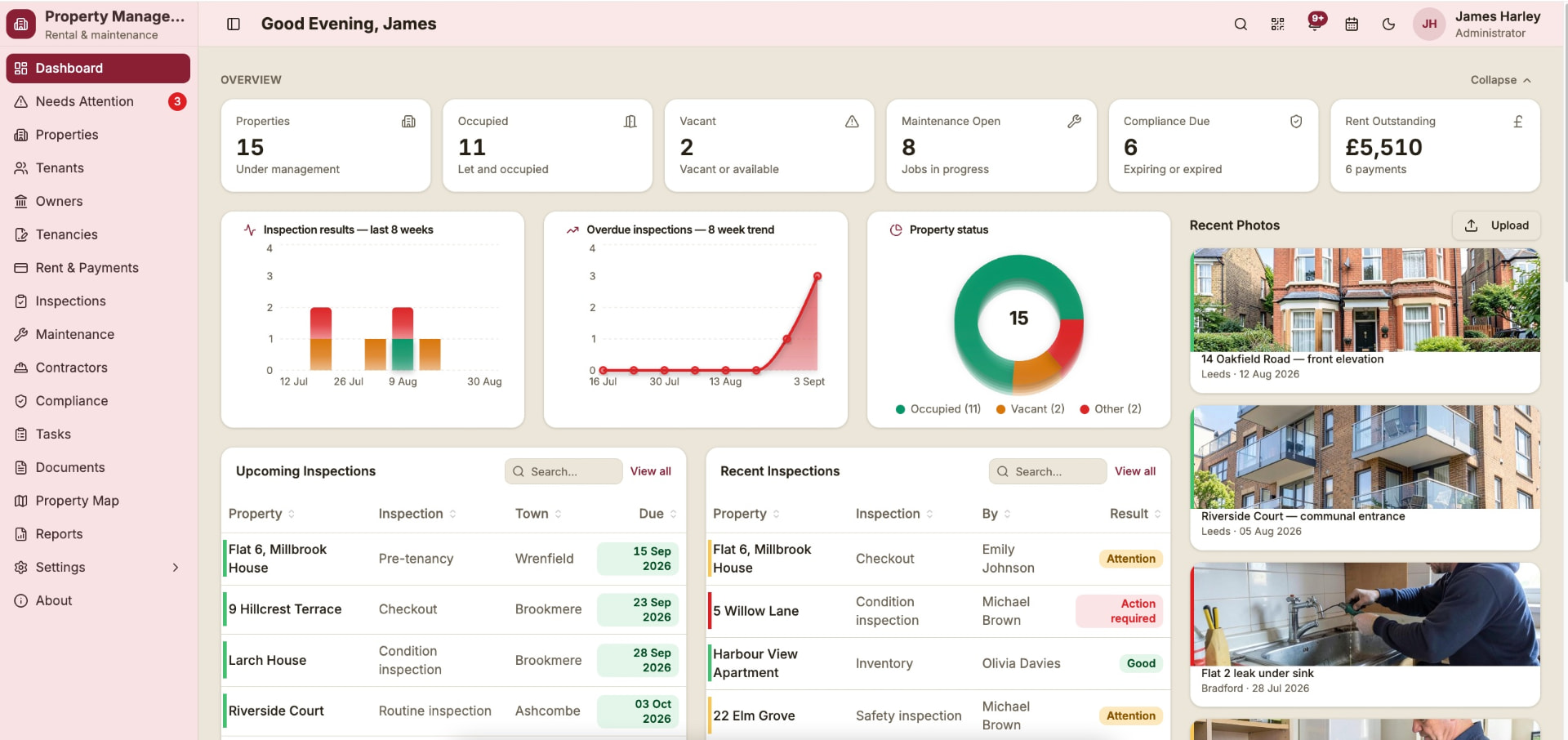 Property Rental & Maintenance screenshot