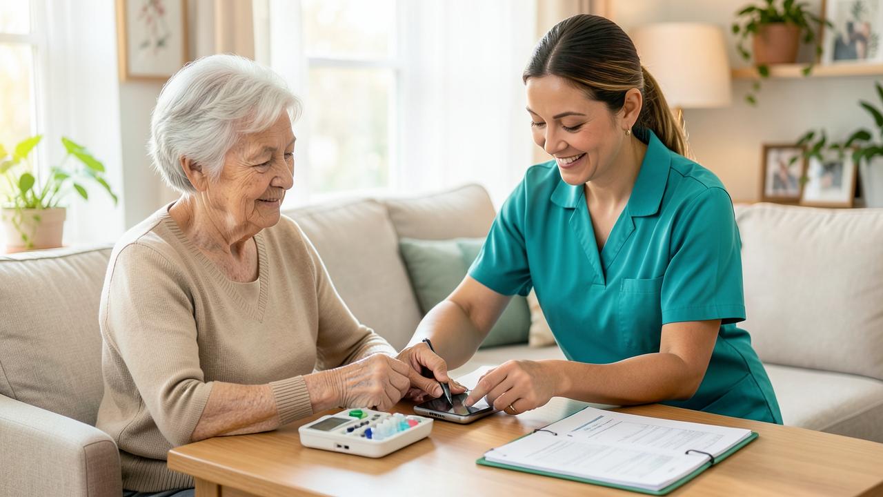 Home care software for visits in people's own homes.