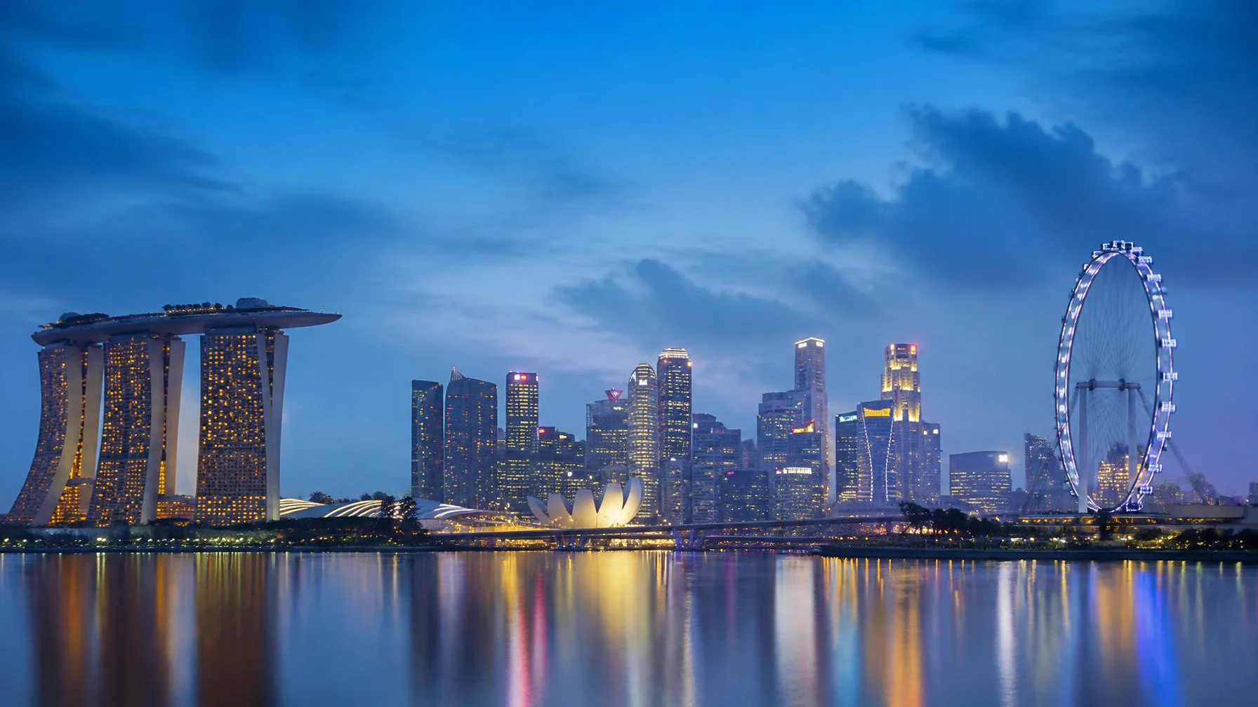 Iconic Singapore skyline, Ceejay Intelligence builds custom business software for Singaporean finance, tech and logistics businesses.