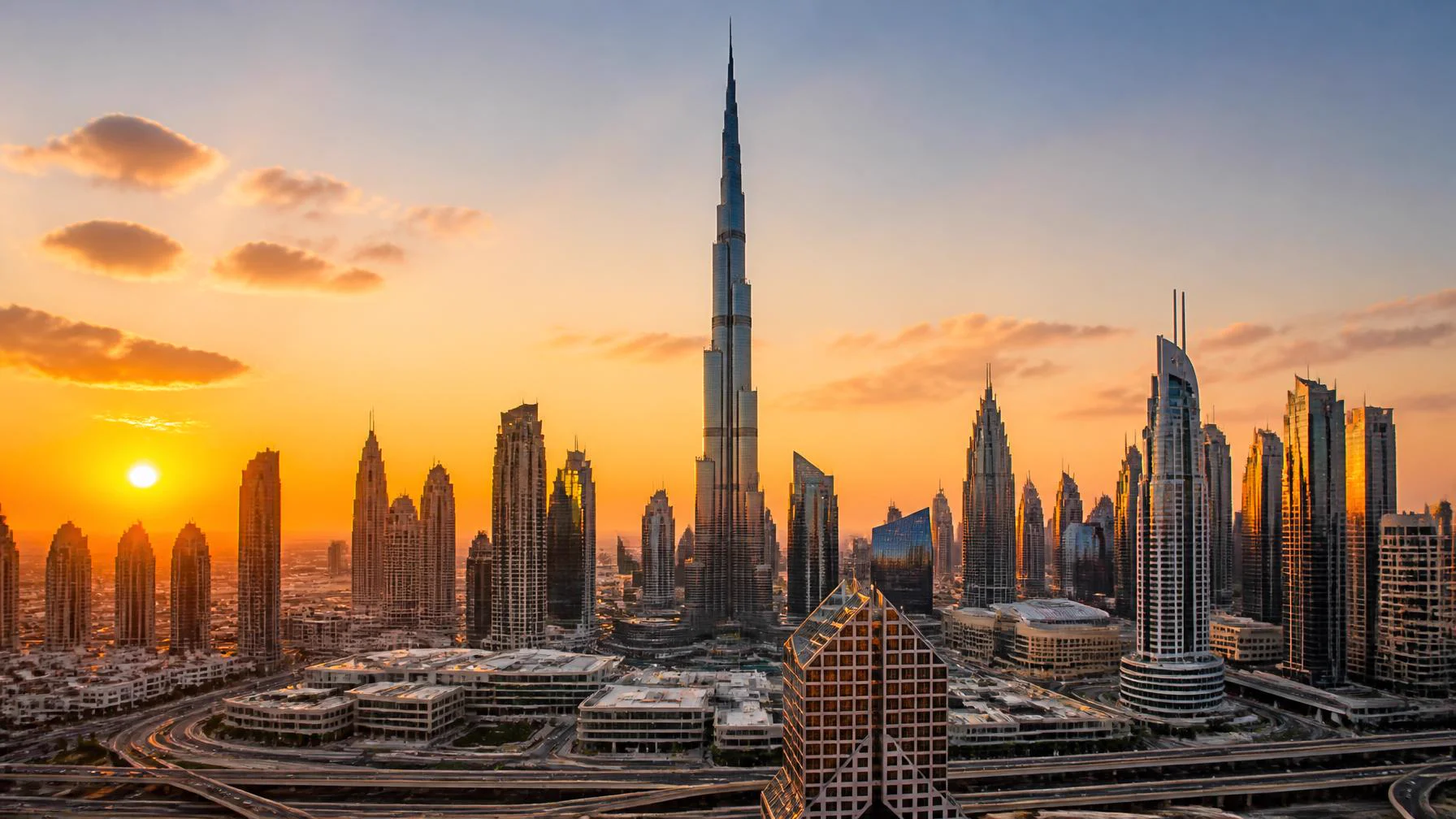 Iconic United Arab Emirates skyline, Ceejay Intelligence builds custom business software for UAE hospitality, real estate and finance businesses.