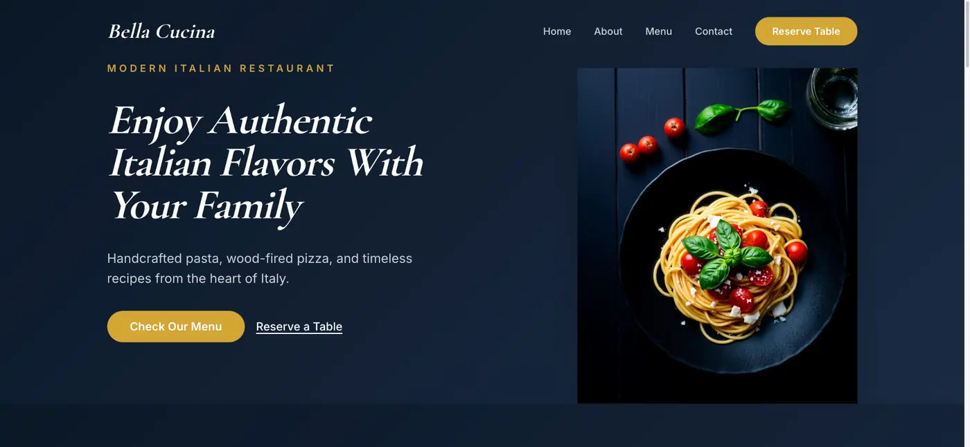 Bella Cucina screenshot